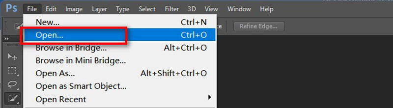 Open Image in Photoshop