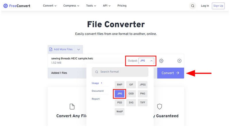 Freeconvert Output Jpg Convert