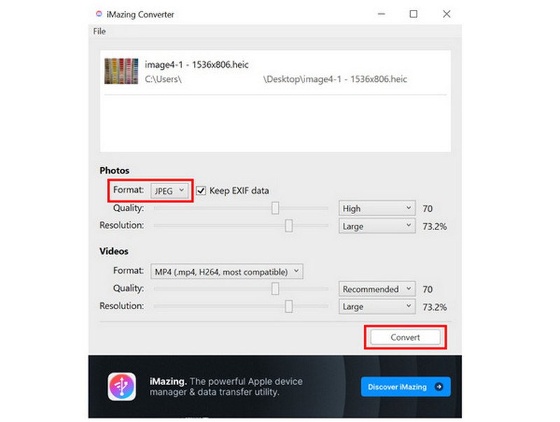 Imazing Converter Format Convert