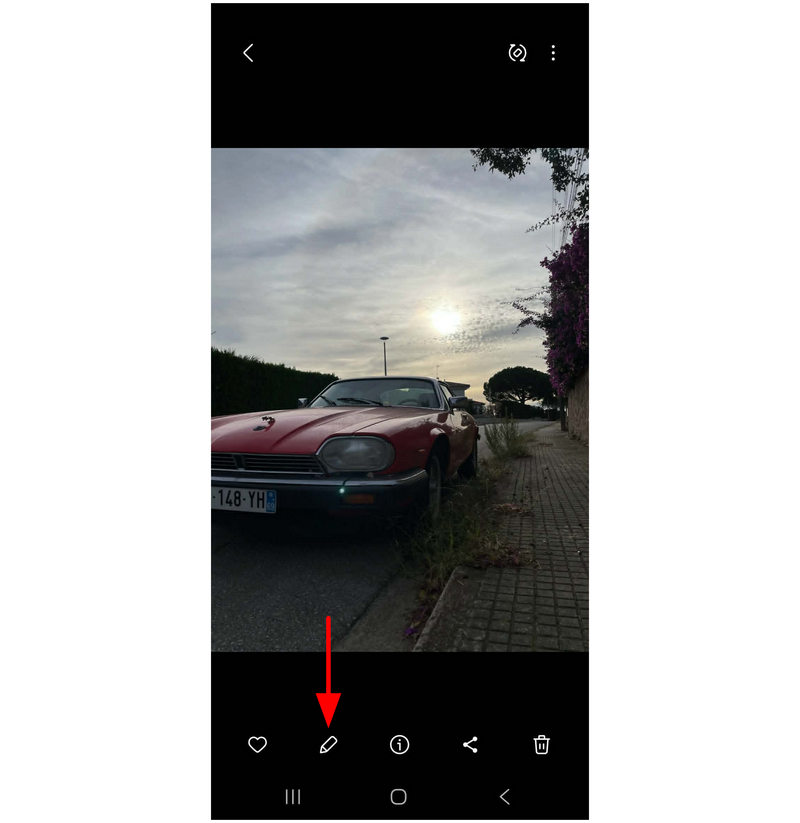 Samsung Gallery Edit Button