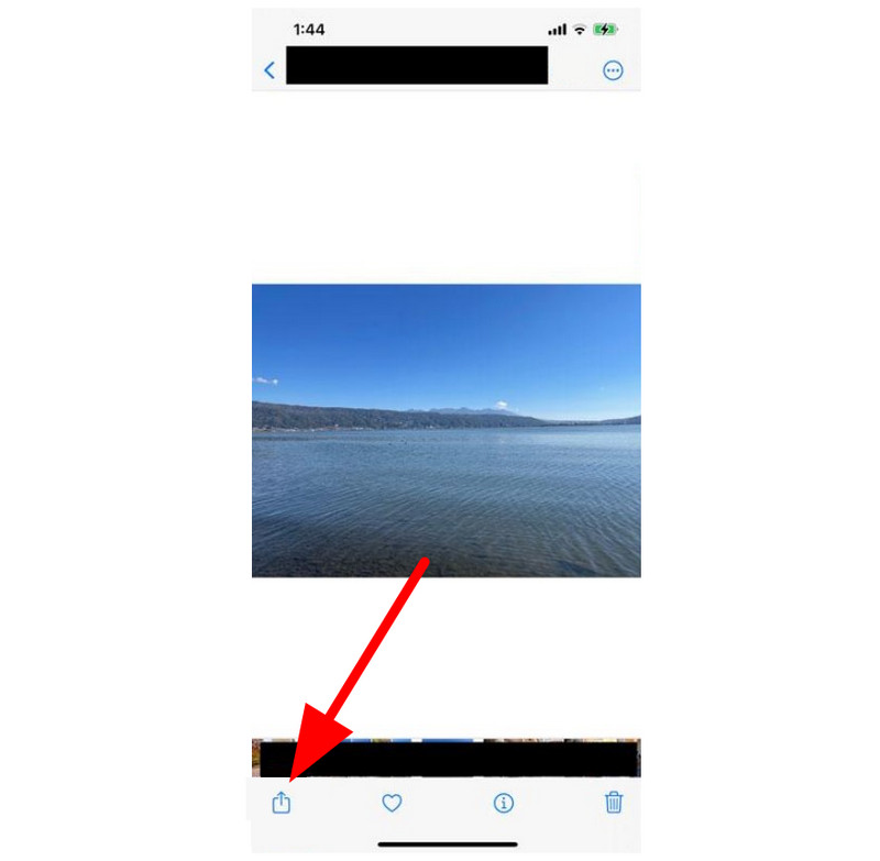 Mail Photos Share Button