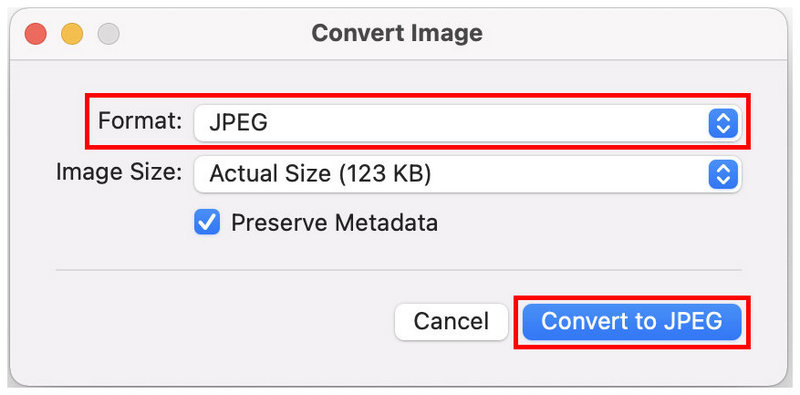 Quick Actions Convert To Jpeg