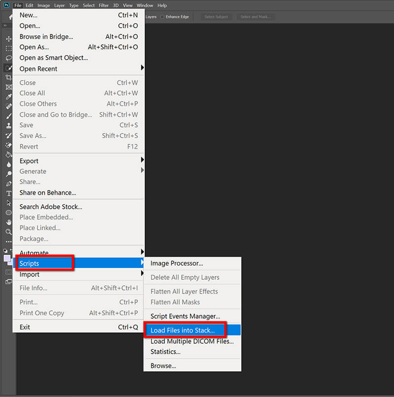 Load Files Into Stack