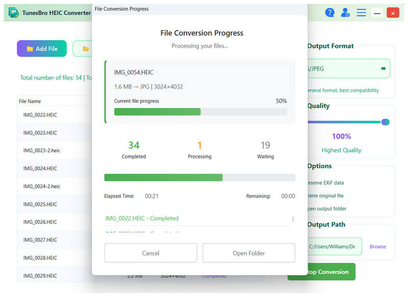 Tunesbro Heic Converter Conversion Process