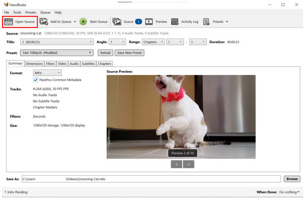 Handbrake Add to Queue
