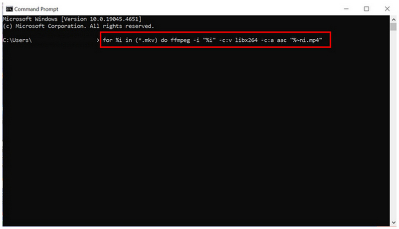 Batch Convert Command Line
