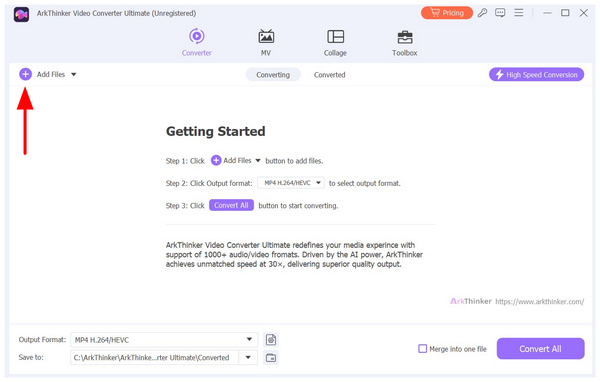Arkthinker Video Converter Ultimate Add