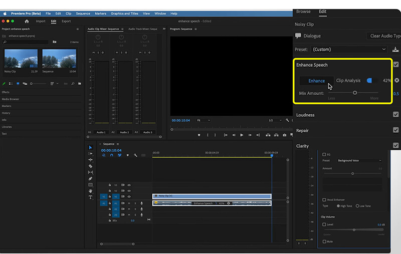 Enhance Audio Speech In Adobe