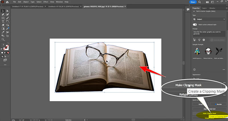 Clipping Mask In Adobe Illustrator