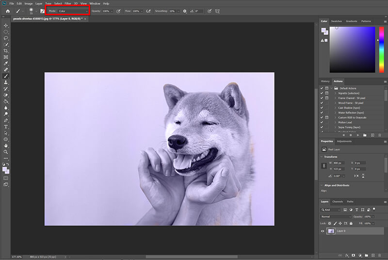 Photoshop Change Color In Brush Tool