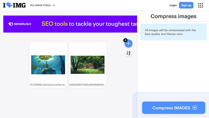 Compress Image On iloveimg