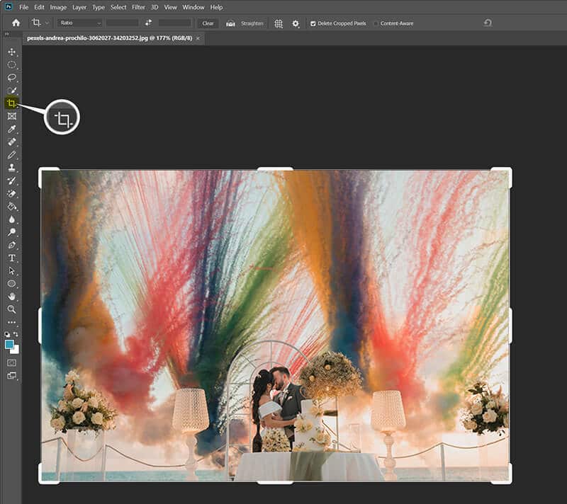 Crop Tool In Photoshop
