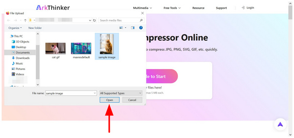 Akrthinker Image Compressor Open
