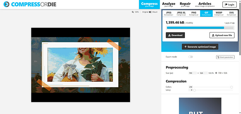 Compressordie Gif Compressor