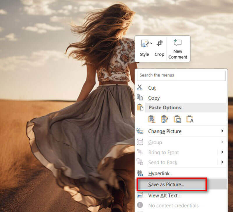 Save Compressed Image From Powerpoint