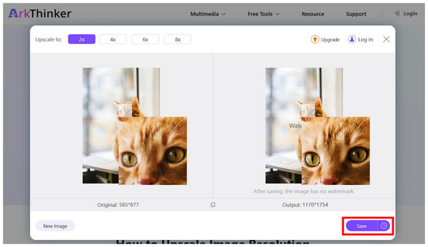Arkthinker Image-upscaler Save