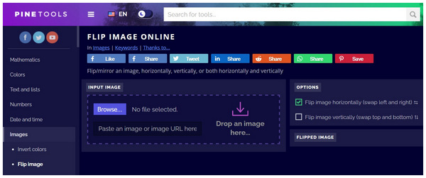 Pinetools Main Interface