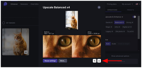 Lets Enhance Preview