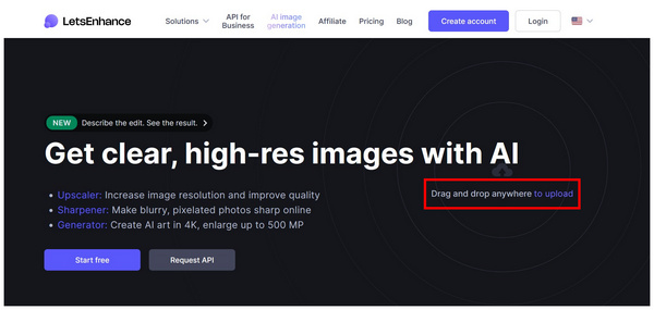 Lets Enhance to Upload