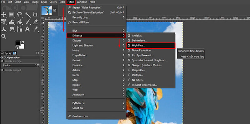Gimp Photo Sharpener