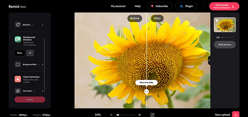 Remini Photo Sharpener