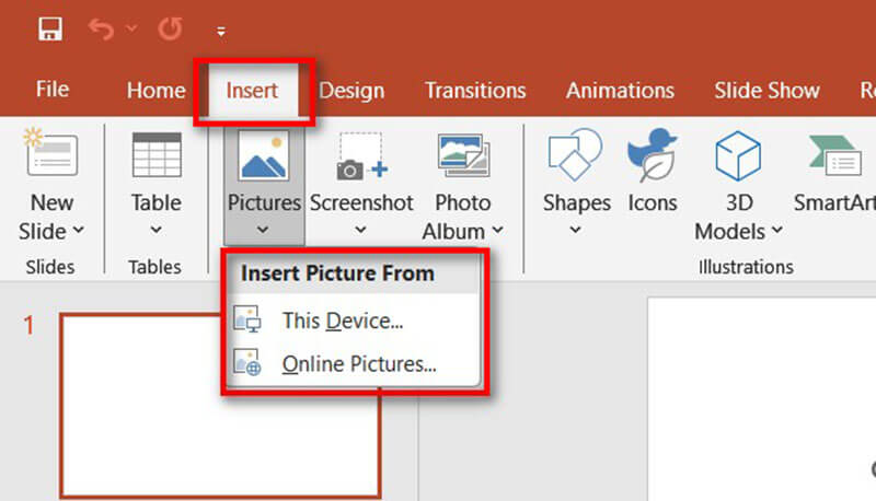 Insert An image Powerpoint