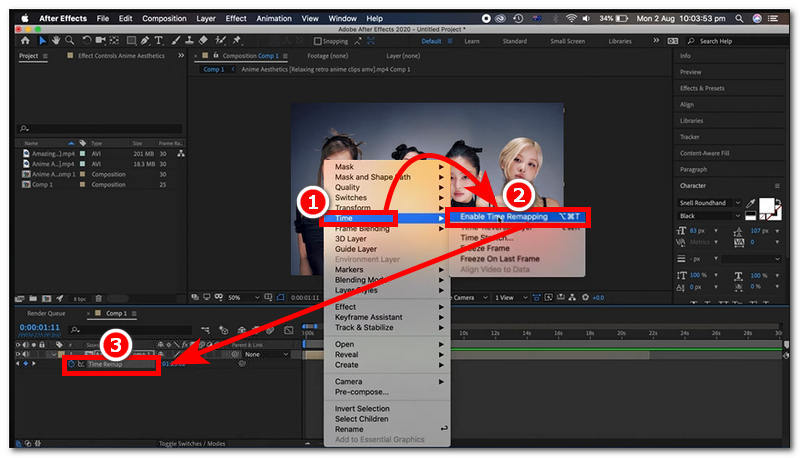 Time Remapping Method