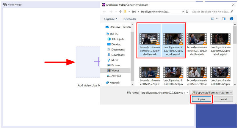Arkthinker Video Converter Ultimate Add Video
