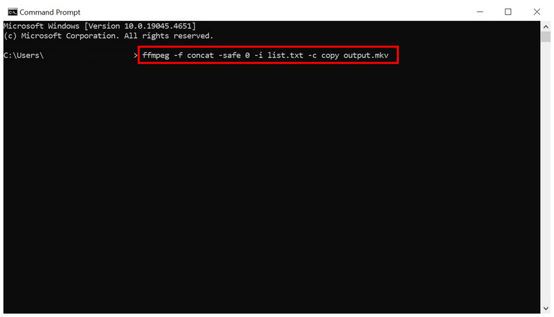 Ffmpeg Combine Videos Command Written