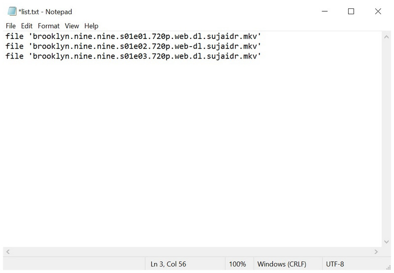 Ffmpeg Combine Videos Txt File
