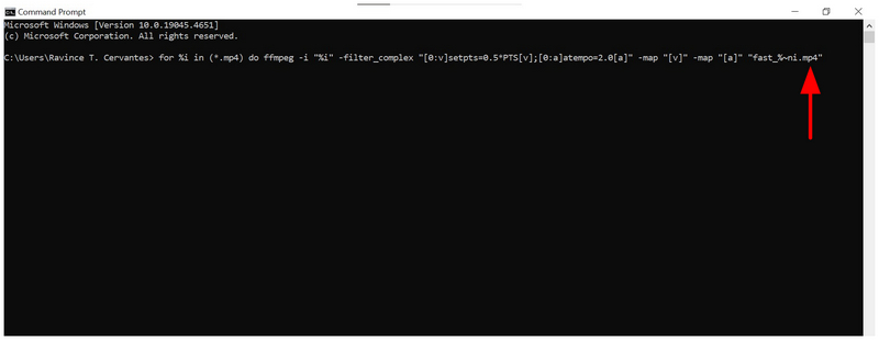 Ffmpeg Batch Processing Change Format