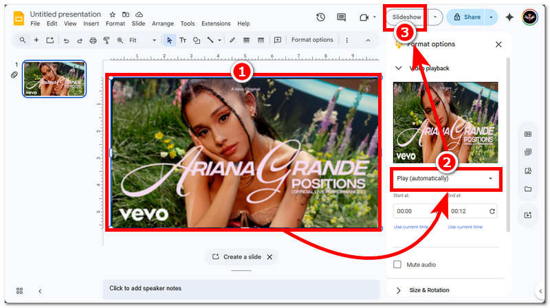 Play Google Drive Video Automatic