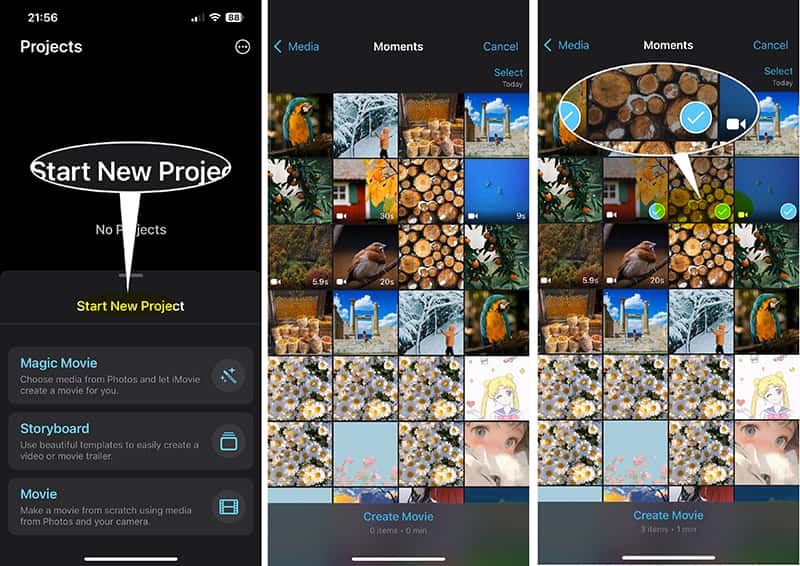 Add Videos to Imovie