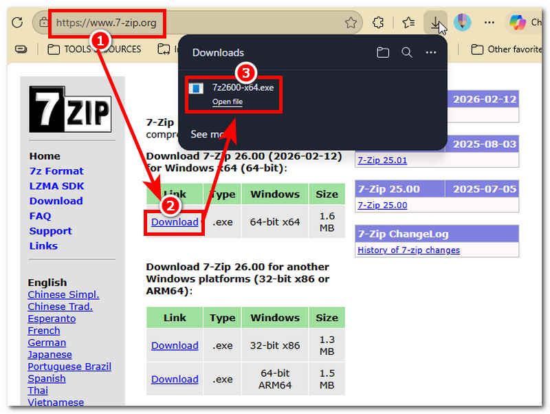 Download 7zip