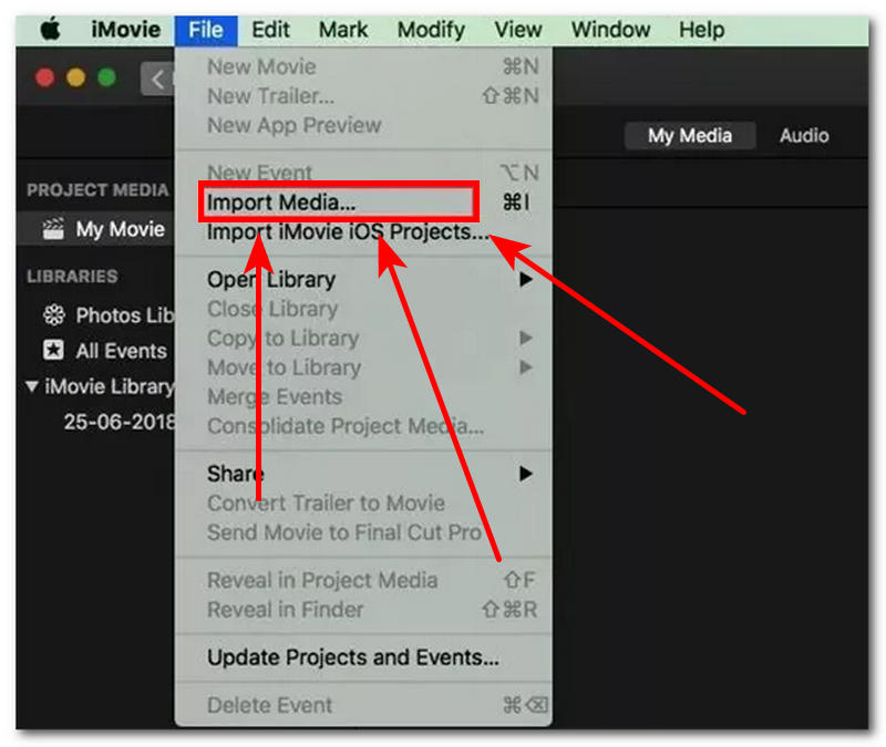 Import Media Imovie Mac