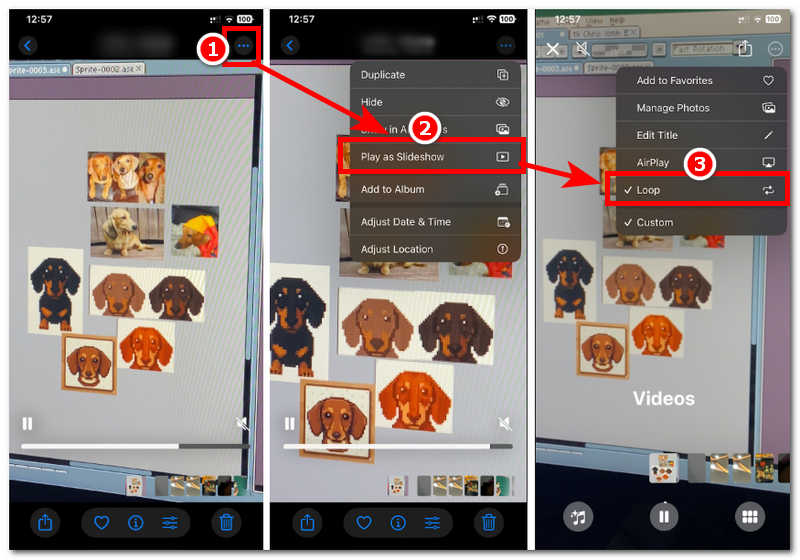Slideshow Workaround Method