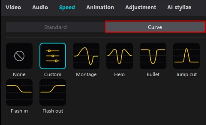 Capcut Speed Curve