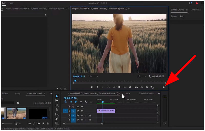 Premiere Pro Loop Playback Plus Toolbar