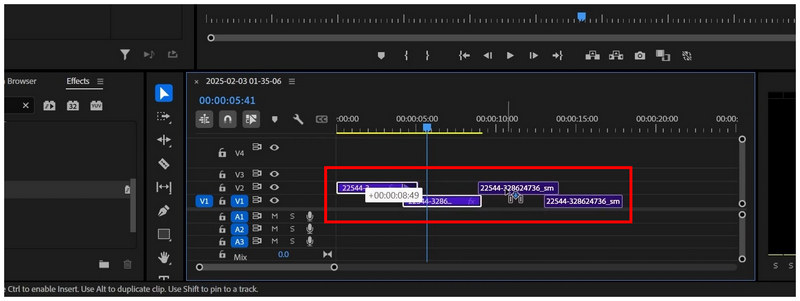 Premiere Pro Seamless Loop Duplicate