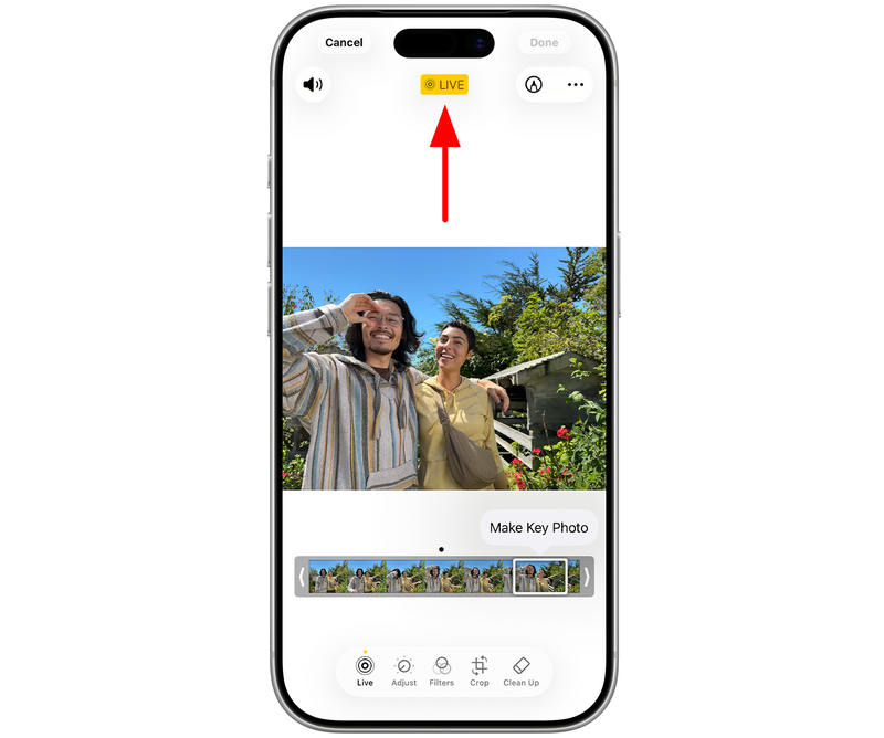 Live Photo Live Button