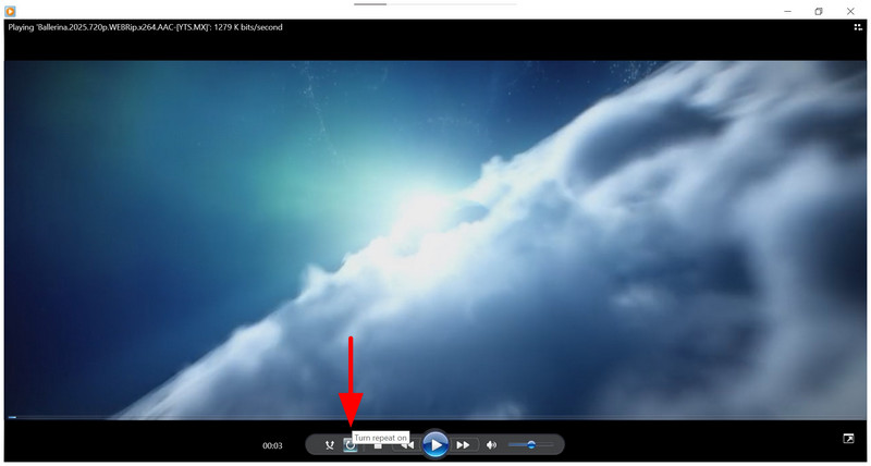 Legacy Windows Media Player Repeat Button