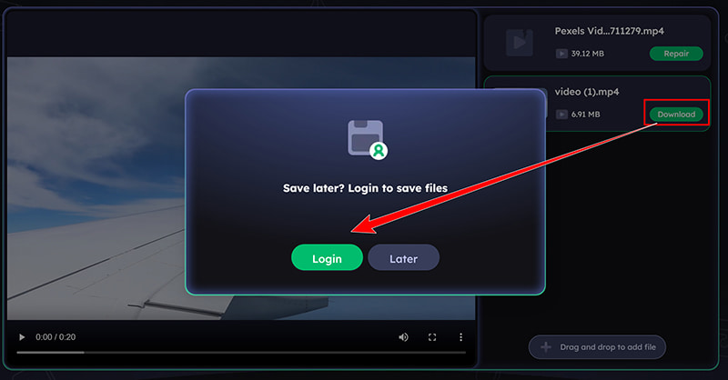 Download Corrupted Video To EaseUS Online