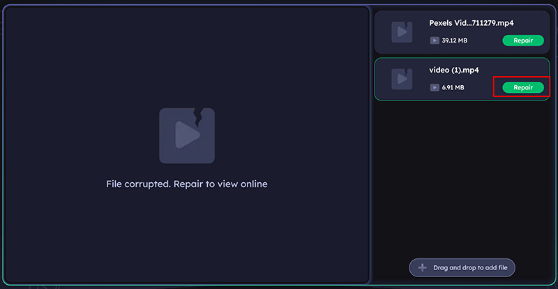 Repair Corrupted Video To EaseUS Online