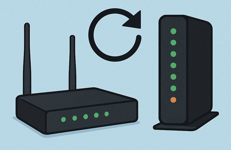 Restart Router Modem