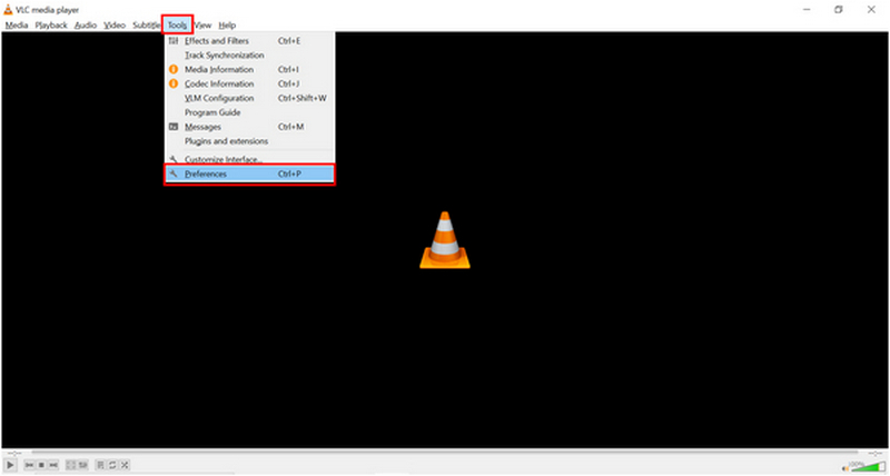 VLC Media Player Tools Preferences