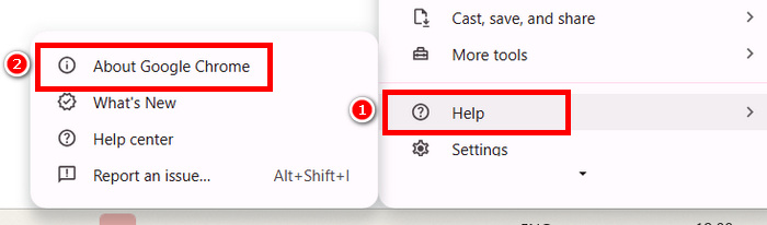 Updating Chrome About Google Chrome