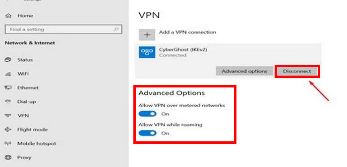 VPN Disconnect