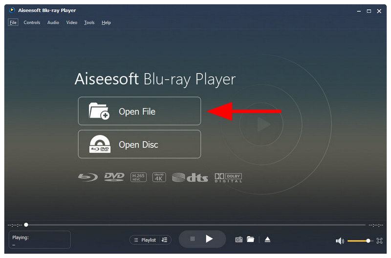 Aiseesoft Blu Ray Player Open
