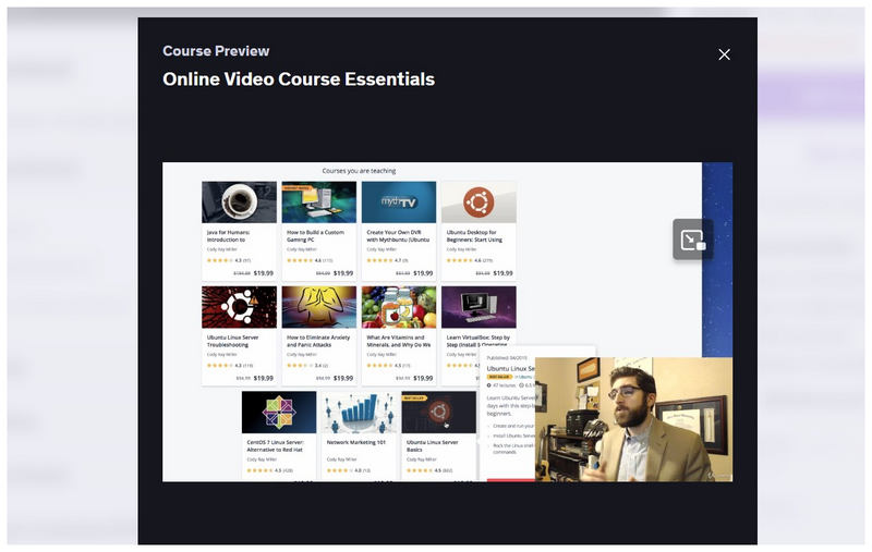 Udemy Video Player