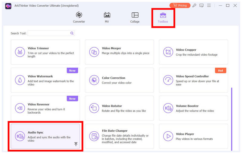 Arkthinker Video Converter Ultimate Toolbox Audio Sync